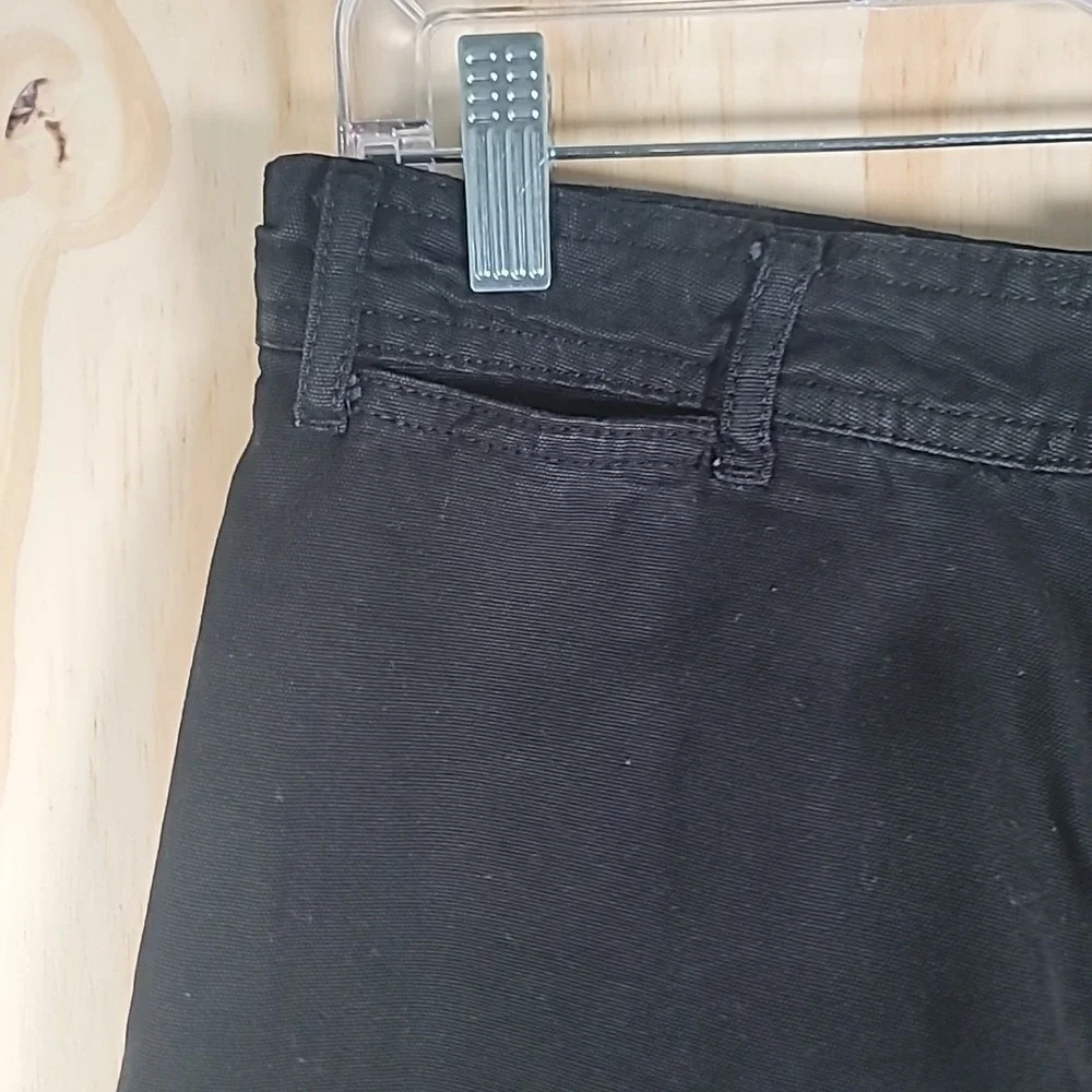 Free People Wide Leg Pants Womens 30  Black Crop High Rise We The Free